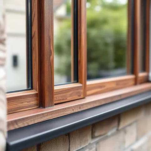 Jaki kolor parapetu zewnętrznego do okien orzech