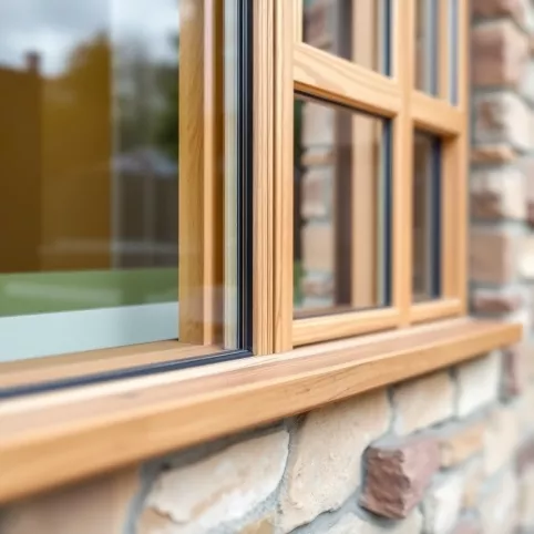 Jakie parapety zewnętrzne do okien złoty dąb